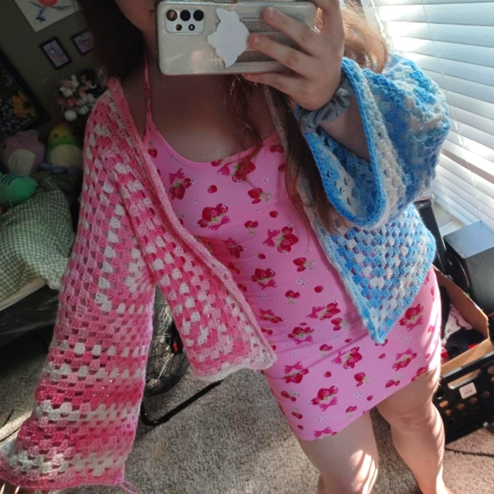 Handmade crochet cardigan